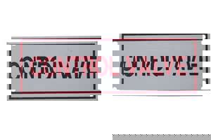 6 x 2 in. Control Valve Fire Sprinkler Sign